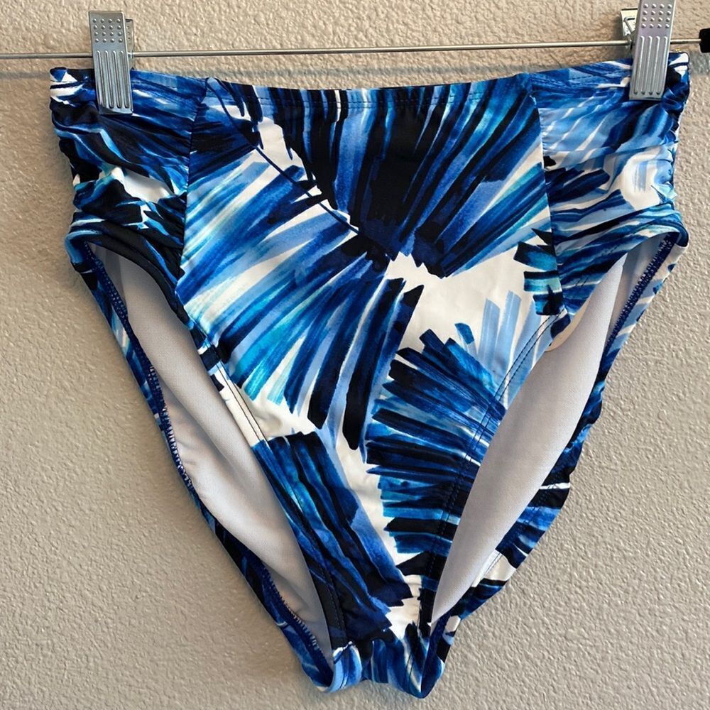 NWT- Mynah- bluehigh rise full coverage bikini bottoms - Size Small